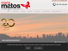 Tablet Screenshot of mariamatos.com